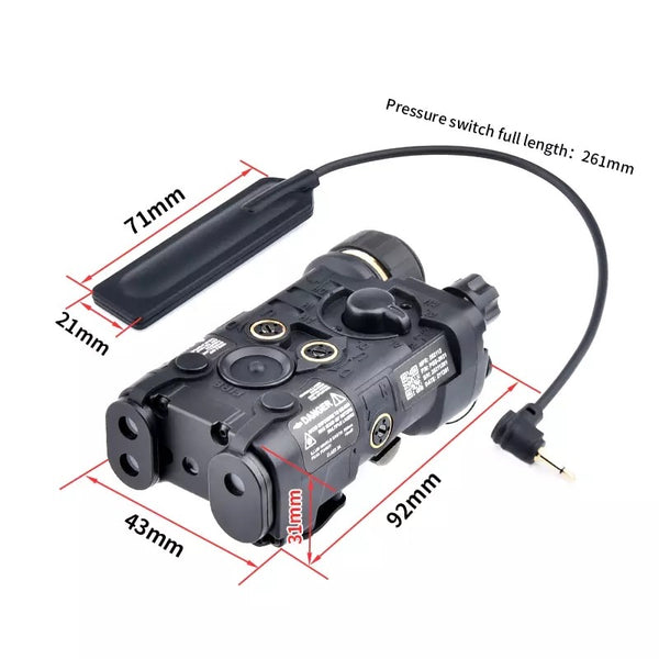 DBAL-A2 IR Pointer / Green Laser / LED Flashlight Aiming Device