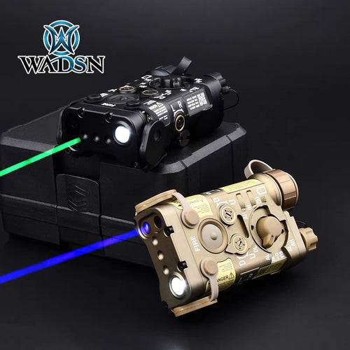 WADSN LA-PEQ-15 Integrated Red Laser IR Pointer Tactical Airsoft Light  Device